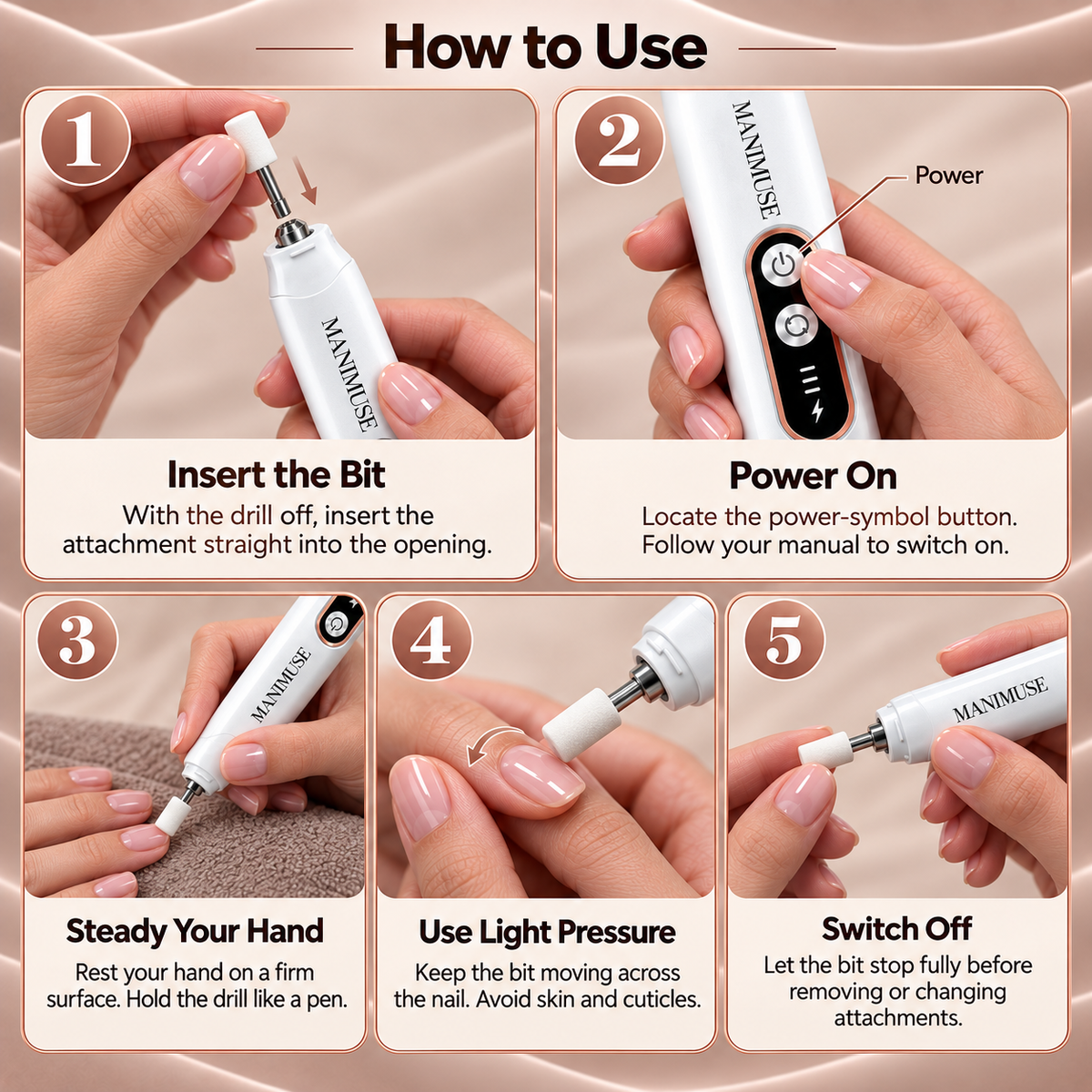 Manimuse Electric Manicure Drill