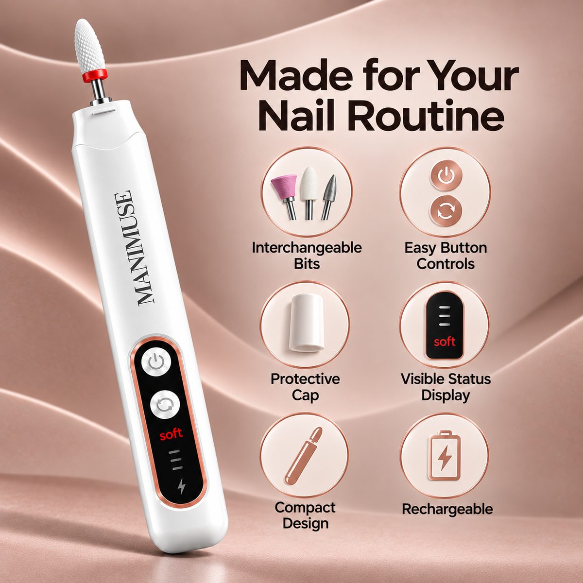 Manimuse Electric Manicure Drill